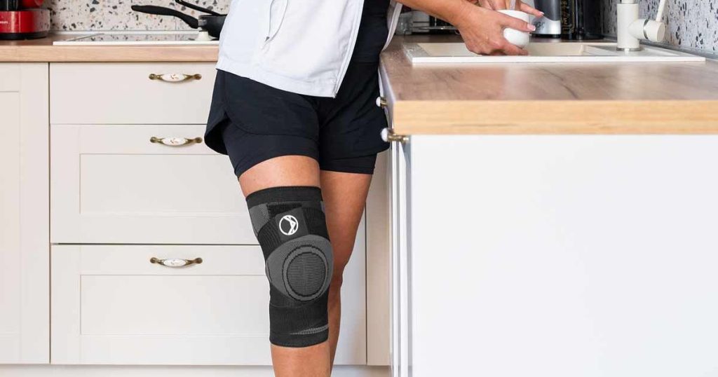 Running in knee sleeves​