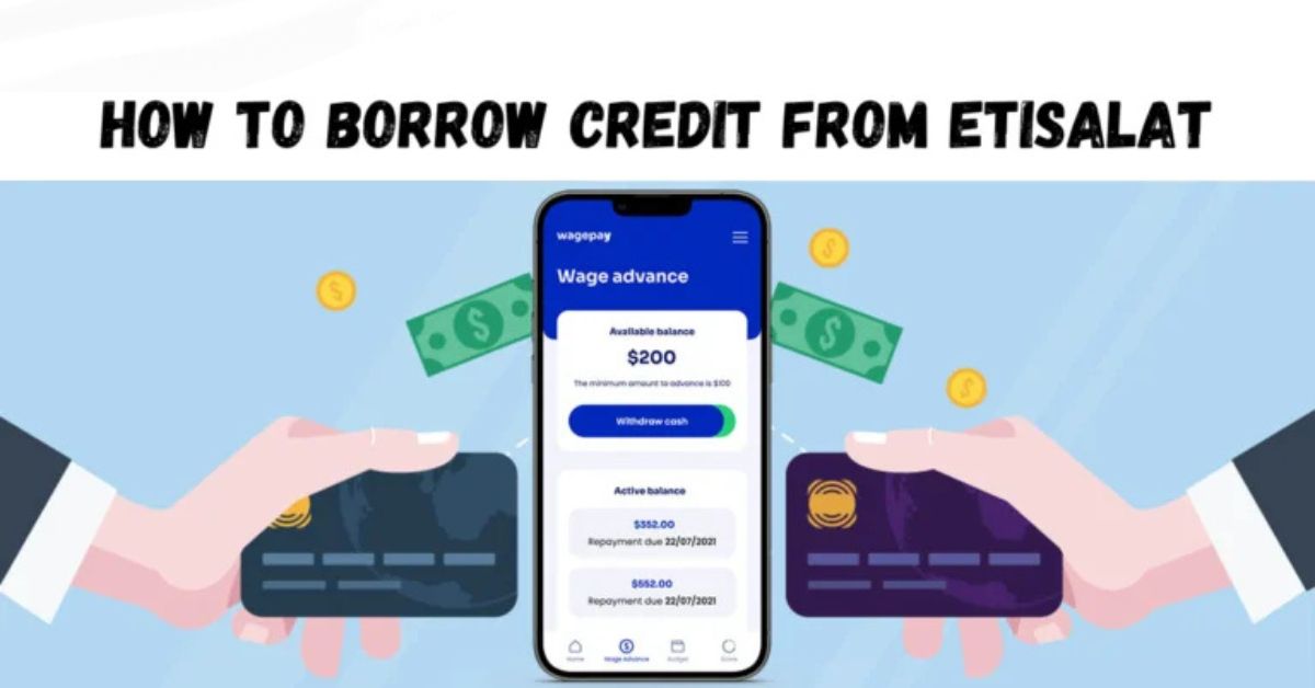 how to borrow credit from etisalat